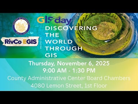 County of Riverside GIS Day 2025