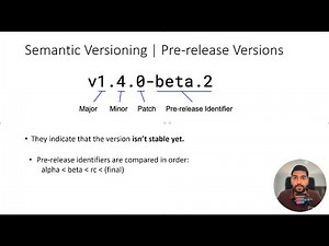 شرح مفهوم الـ Software Versioning
