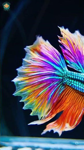BettaFish in Mixed Colors|Stunning Aquarium Showcase#aquascapenook#fish#betta#goldfish#guppy#shorts