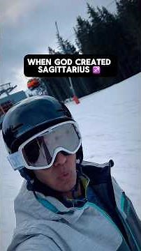When God created Sagittarius ♐️ #zodiacfacts #zodiac