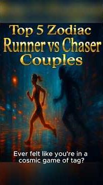 🌕 Top 5 Runner vs Chaser Zodiac Duos #twinflame #astrology #shorts #spirituality #fypシ #zodiac