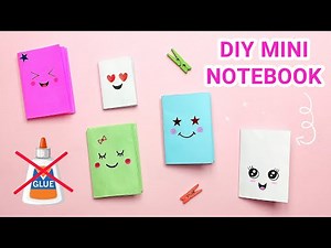 Origami Notebook in 3 minute | diy back to school /DIY mini notebook one sheet of paper without glue