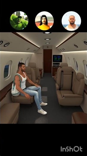 💥All character sitting in private jet challenge in Indian bike driving 3D 💥