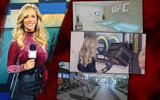 Video: Laura Sanko given inside tour of UFC Performance Institute, learns who has the highest score on punching machine