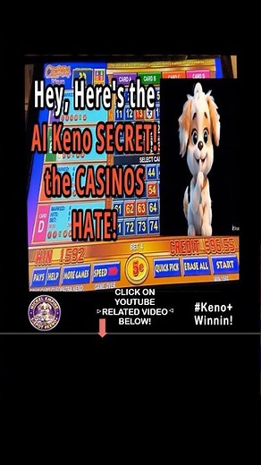 Cleopatra Keno - Impossible 6-Spot Win! - AI Keno Logic Exposed #shorts #Keno+ #AI #keno #gaming