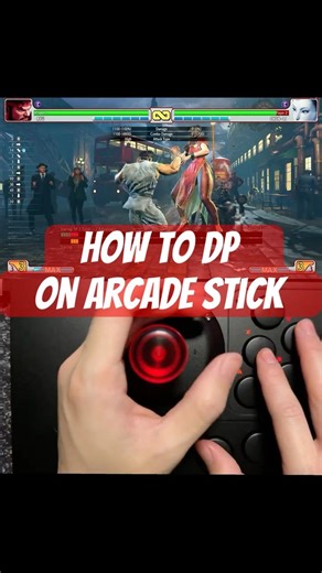 SF6 - How to DP on Arcade Stick アーケードスティックで昇竜拳を出す方法 #streetfighter6 #sf6 #fightinggames