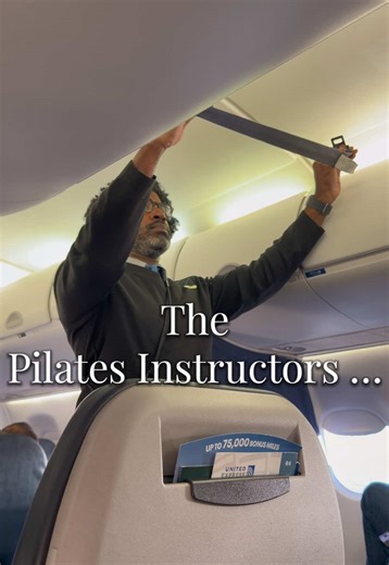 Pilates Instructors of the Sky! 👨🏽‍✈️🥰 . . . #flightattandant #pilates #pilatesinstructorlife #airplanemode #fly