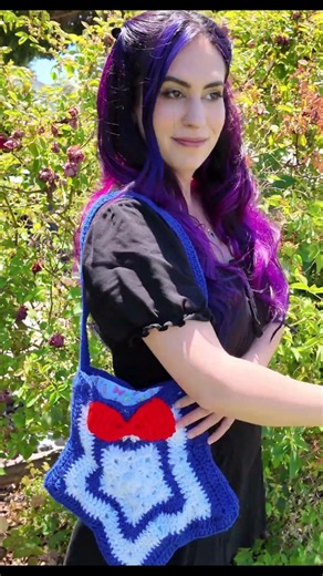 I Crocheted a Sailor Moon Inspired Star Bag 💖