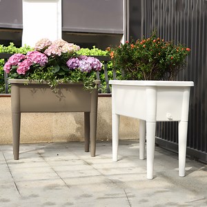 [Hot Item] Wholesale Removable Raised Garden Bed Vertical Elevated Planter Standing Box Outdoor Herb Planter Stand on Patio Balcony Porch