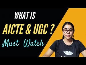 What is AICTE & UGC | Role and Function of AICTE & UGC | 2020 | [IN HINDI]