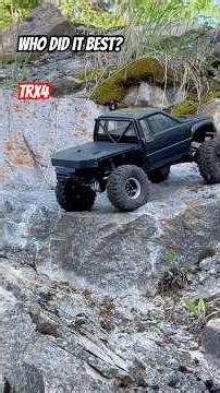 Trx4 vs Scx10iii vs Fcx10 #traxxas #fms #axial #toyota #sr5 #tacoma #rccar #crawler