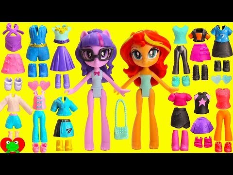 Mix and Match My Little Pony Twilight Sparkle vs. Sunset Shimmer Fashion Squad