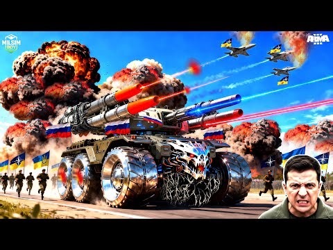 Kyiv, Ukraine Today! Flattened by a 100,000-Ton Russian Cruise Missile - ARMA 3