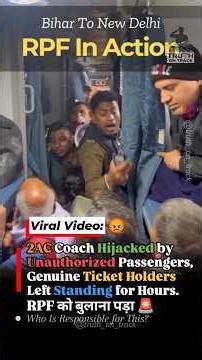 2AC Coach Hijacked by Unauthorized Passengers, Ticket Holders Left Standing 😡🚨
