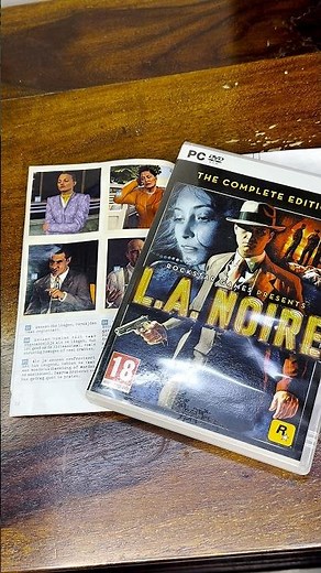 L.A. Noire 2011 Game PC DVD #asmr #gaming