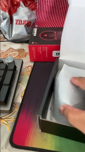 FANTECH CRYPTO VX7 V2/CRYPTO ll WIRED GAMING MOUSE. #foryou #fantech #vairal #unboxing #tech