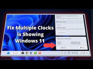 How to Remove Multiple Clocks from Windows 11 Taskbar
