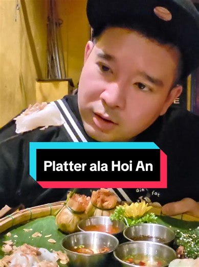 Cobain platter ala Hoi An Vietnam - rekomendasi kuliner Hoi An