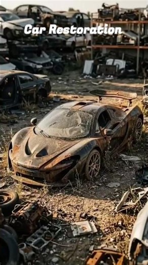 Mclaren W1 Ultimate Car Restoration ASMR #shortvideo #asmr #shorts