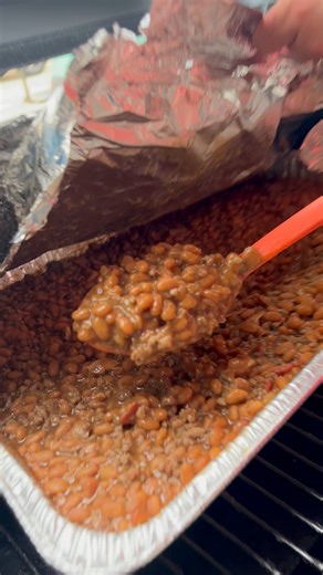 1.2M views · 16K reactions | These baked beans are life changing! #easyrecipe #bbq #beans #foodie #recipe #cooking #grilling #icookyoulook | Austin Dennis | Facebook