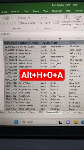 5 Best Excel Shortcut key #excelshortcut #computerlife #exceltipsandtricks #exceltips #short