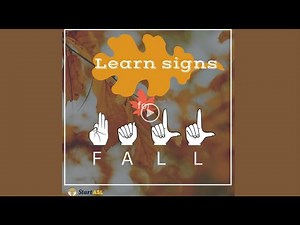 "Fall" in Sign Language