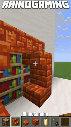 Using Resin To Build A Custom Bookshelf In Minecraft! #shorts