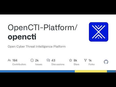 GitHub - OpenCTI-Platform/opencti: Open Cyber Threat Intelligence Platform