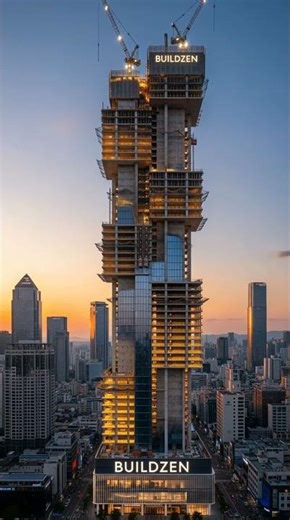 Watching This Building Assemble Itself is Extremely Satisfying