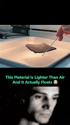 This Material Is Lighter Than Air… And It Actually Floats 🤯 #shorts