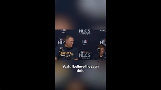 Pat Murphy's son, Austin, answers question at press conference