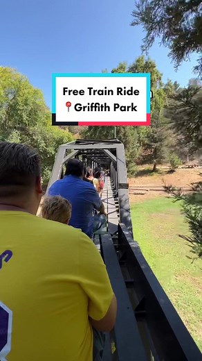 Replying to @lifessimplepleasures FREE train ride every Sunday at Griffith Park! #losangeles #griffithpark #trainrides #train #hiddengemsla #thingstodo #thingstodoinla #foryou #fypシ #lalivesteamersrailroad