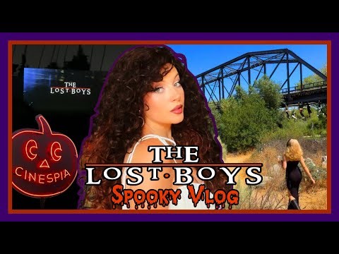 Spooky Vlog| The Lost Boys for Cinespia at Hollywood Forever Cemetery | Lost Boys Bridge Location