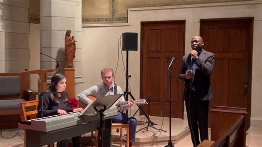 3.9K views · 134 reactions | Father Stanislaus Achu was featured at a concert at Boston College with friends from the Diocese of Springfield. We are so grateful for his ministry and for sharing his talents, glorifying Christ! | Roman Catholic Diocese of Springfield in Massachusetts | Facebook