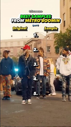 Metro Boomins BEST Sample?