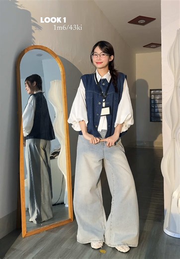 Tổng hợp outfit mùa thu cho sinh viên đi học dễ mặc