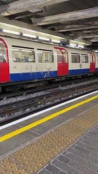 Piccadilly line train to Arnos grove at Hammersmith.