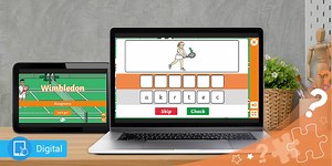 Wimbledon Themed Fun Interactive Anagram Puzzle Game