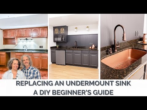 Replacing an Undermount Sink - a DIY Beginners Guide
