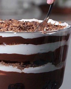 Need a quick dessert that feeds a crowd? This fool-proof Chocolate Trifle is here to save the day. Get the recipe: http://trib.al/19WvKMx | Southern Living
