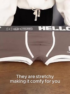 Get a stylish and comfortable feel with our Classic Underwear for men from HELLO. These boxer briefs are specially designed to give you a perfect fit and optimal comfort. Made from high-quality material, they offer both softness and durability to keep you comfortable all day. Customer review (★★★★★): "I love my HELLO Underwear! They are amazing to wear. The fit is perfect and they feel really comfortable against the skin. Plus they have a modern and stylish design that really stands out. I feel 