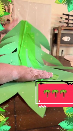 DIY Palm Trees for Theatre Set Design