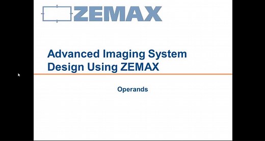 ZEMAX 教学视频 中文