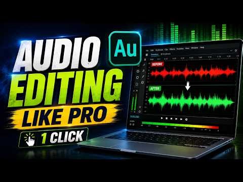 Adobe Audition Audio Editing Tutorial | 1-Click Voice Editing + Preset Workflow