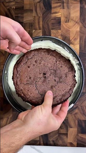 Insane Magic Brownie Cheesecake