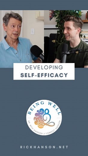 Why is that we are so prone to feeling stuck? Understand how we can overcome learned helplessness and change our lives by developing self-efficacy: the ability to influence our environments and control our motivation and behavior. This episode of @beingwellpodcast is now available through the link in my bio. | Rick Hanson, Ph.D.