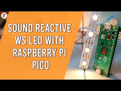 Sound Reactive WS LED With Raspberry Pi Pico | Complete Tutorial | Robu.in |