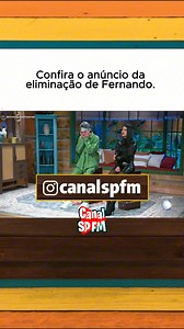 Confira o anúncio da eliminação de Fernando. #EliminaçãoAFazenda | Canal SP FM