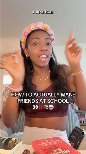 How to ACTUALLY Make Friends at School 💕 #beauty #skincare #freepreppyclip #backtoschool #grwm