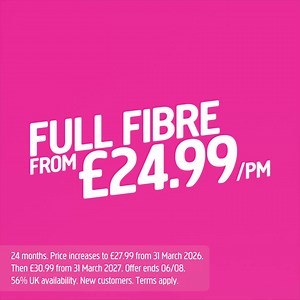 What are you waiting for? Get our fast and reliable Full Fibre from just £24.99/pm. That’s a Plus. | plusnet | Facebook